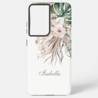 Tropische Monstera und Orchid-Individuelle Name
