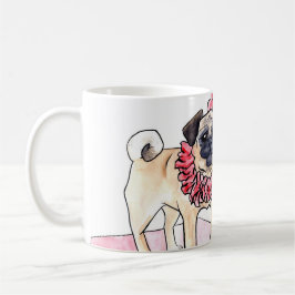 Tropische Mops-Tasse Kaffeetasse