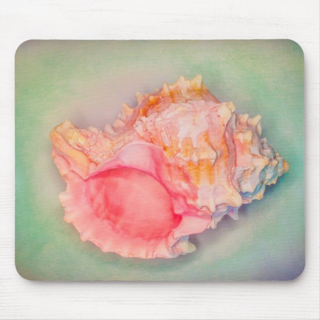 Tropische Muschel Mousepad (Vorne)