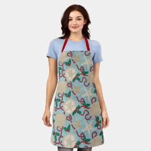 Tropische Muscheln an der Weihnachtsküste - Rot Schürze