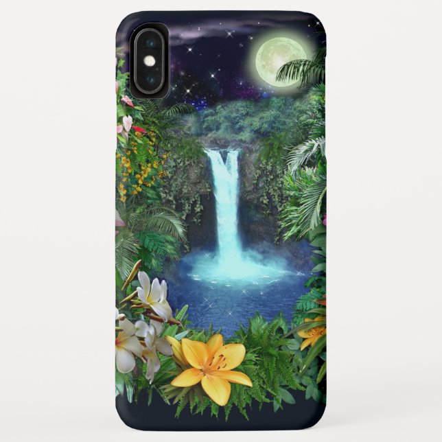 Tropische Nacht Case-Mate iPhone Hülle (Rückseite)