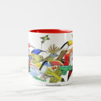 Tropische Nations-Tasse Zweifarbige Tasse
