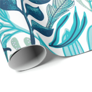 Tropische Naturelefoliengestaltung Geschenkpapier