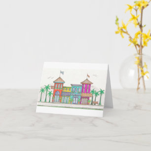 Tropische Notecards Karte