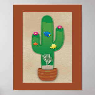 Tropische Oase Poster