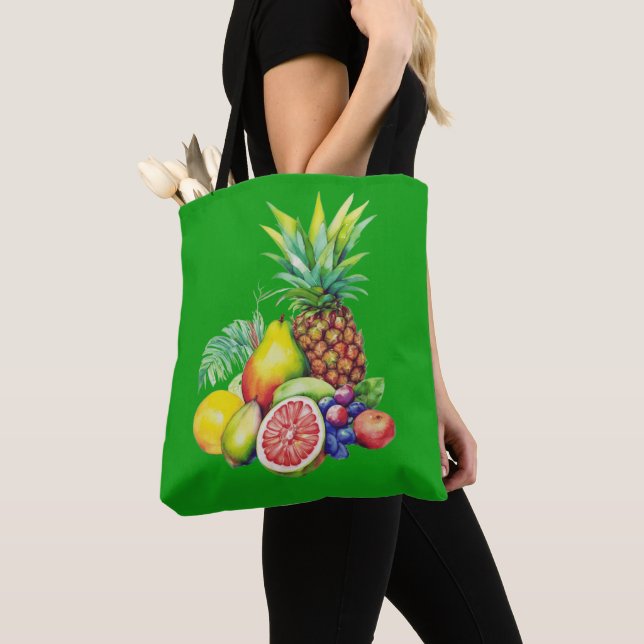 Tropische Obstcollage (Von Nahem)