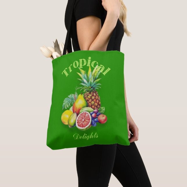 Tropische Obstcollage (Von Nahem)