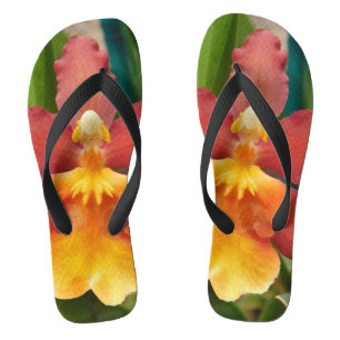 Tropische Orchideen Flip Flops