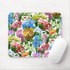 Tropische Orchideen Mousepad