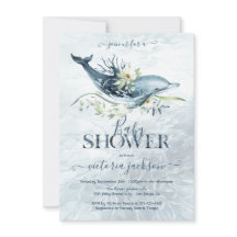 Tropische Ozean-Dolphin-Babydusche