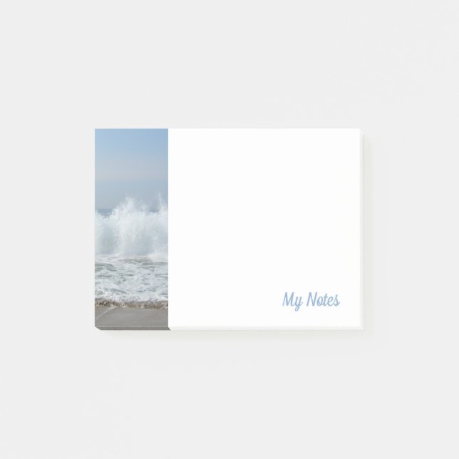 Tropische Ozeanwellen Post-it Klebezettel (Vorderseite)