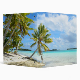 Tropische Palm- Beachringmappe 2,5 Cm Ordner