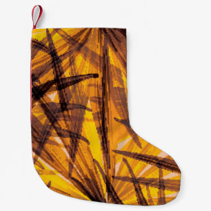 Tropische Palm-Blätter Kleiner Weihnachtsstrumpf