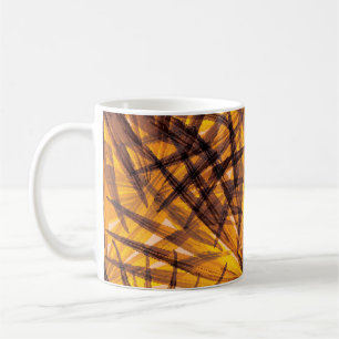 Tropische Palmblätter-Illustrationsmuster Kaffeetasse