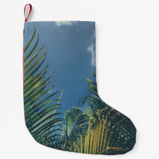 TROPISCHE PALMBLÄTTER KLEINER WEIHNACHTSSTRUMPF