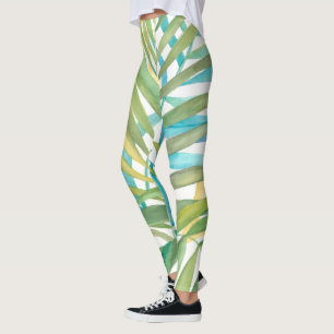 Tropische Palmblätter Leggings