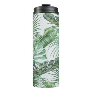 Tropische Palmblätter, Monstera, Bananenblatt, Dsc Thermosbecher