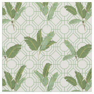 Tropische Palmblätter Stoff