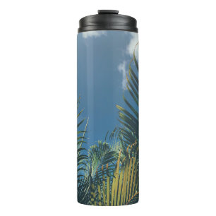 TROPISCHE PALMBLÄTTER THERMOSBECHER