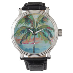 Tropische Palme Armbanduhr
