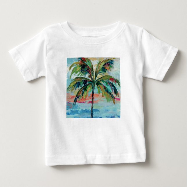 Tropische | Palme Baby T-shirt (Vorderseite)