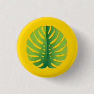 Tropische Palme Button