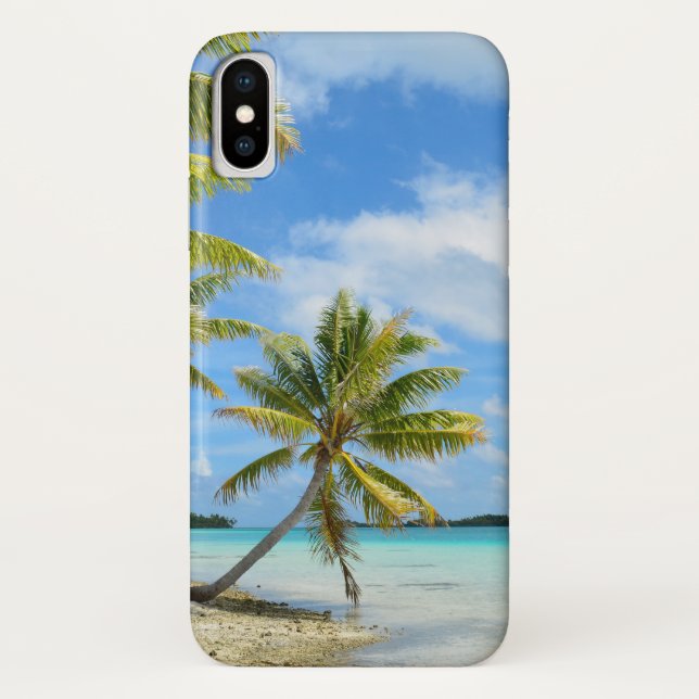 Tropische Palme-Strand iPhone X Abdeckung Case-Mate iPhone Hülle (Rückseite)
