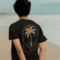 Tropische Palme Strand Stimmung Sommer Sonne Retro