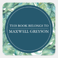 Tropische Palme Verließ zurück zum Buchzeichen der