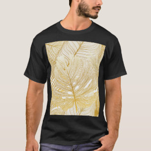 Tropische Palmen Blätter: Vintages Muster. T-Shirt