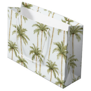 Tropische Palmen Große Geschenktüte