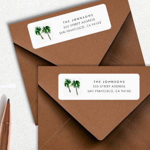 Tropische Palmen im Wasser