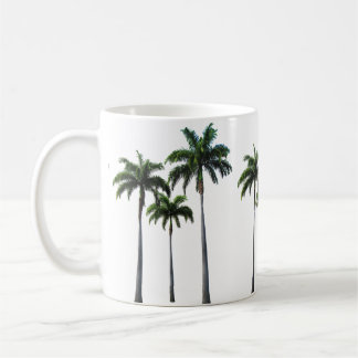 Tropische - Palmen - klassische weiße Tasse