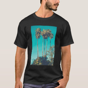 Tropische Palmen Retro-Vibe T-Shirt