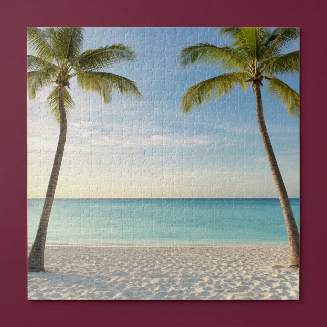 Tropische Palmen Strandparadies Puzzle (Von Creator hochgeladen)