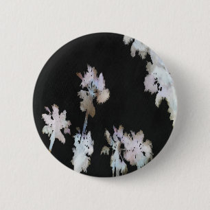 Tropische Palmen Wasserfarbe Silhou Button