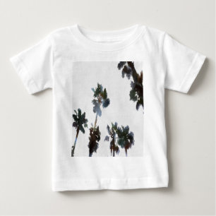 Tropische Palmen Wasserfarben Baby T-shirt