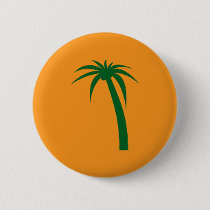 Tropische Palmknöpfe - Silhouette Patches Button