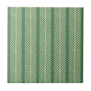 Tropische Palmstreifen Fliese