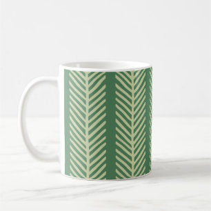Tropische Palmstreifen Kaffeetasse