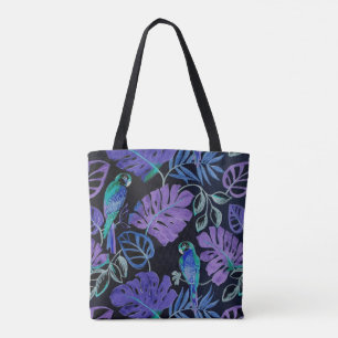 Tropische Papageien-Paradies-Taschen-Tasche