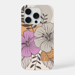 Tropische Paradies Botanische Kunst, Boho-Wandkuns iPhone 15 Pro Hülle