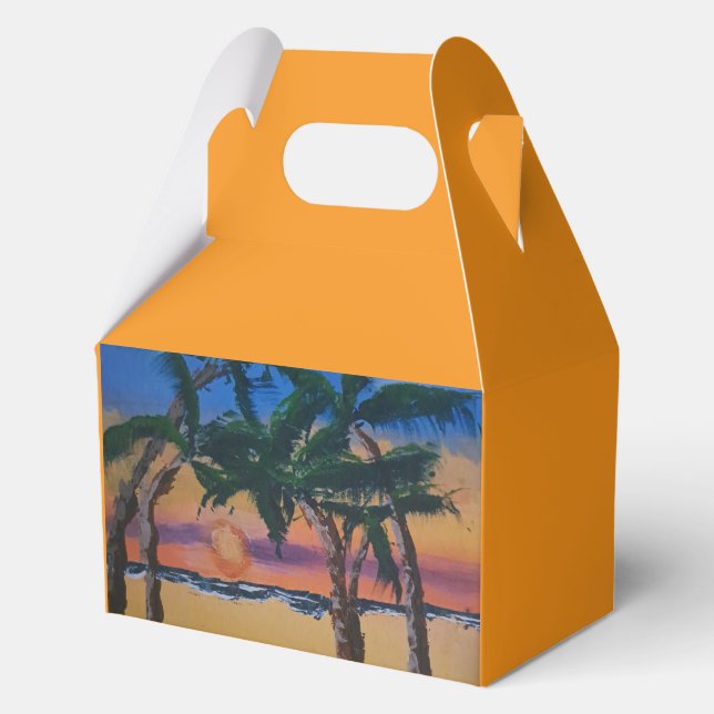 Tropische Party-Box Geschenkschachtel (Vorderseite)