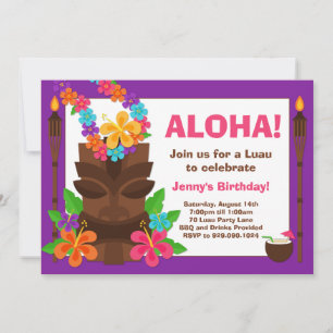 Tropische Party Einladung Luau