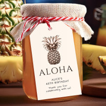 Tropische Party mit Vintage-Ananas