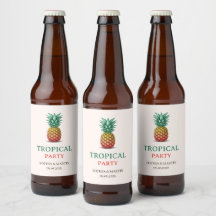 Tropische Party Retro Ananas