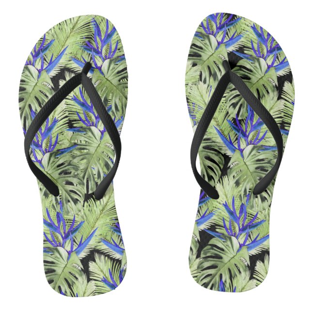 Tropische Pflanze 2 Flip Flops (Fußbett)