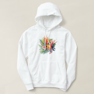 Tropische Pflanze Hooded Sweatshirt