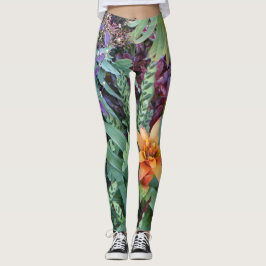 Tropische Pflanze Leggings