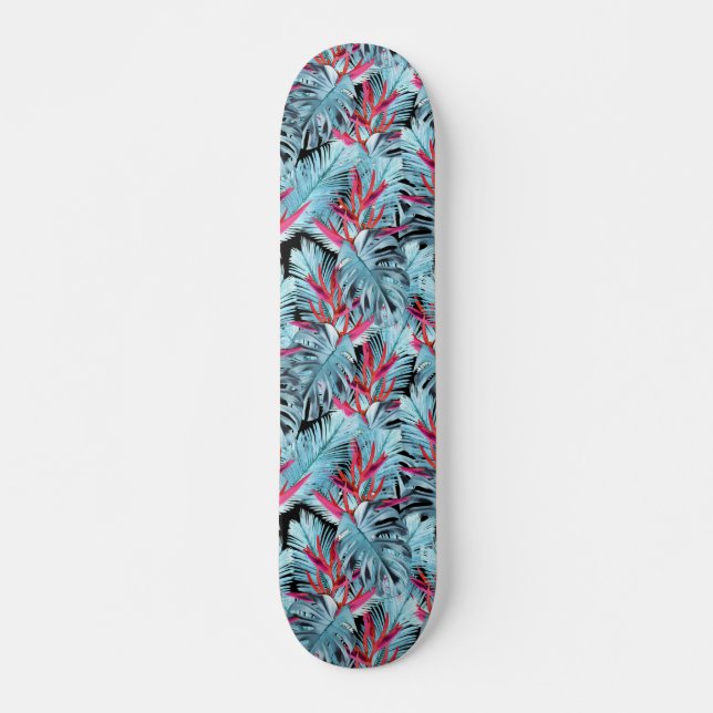 Tropische Pflanze Skateboard (Vorne)